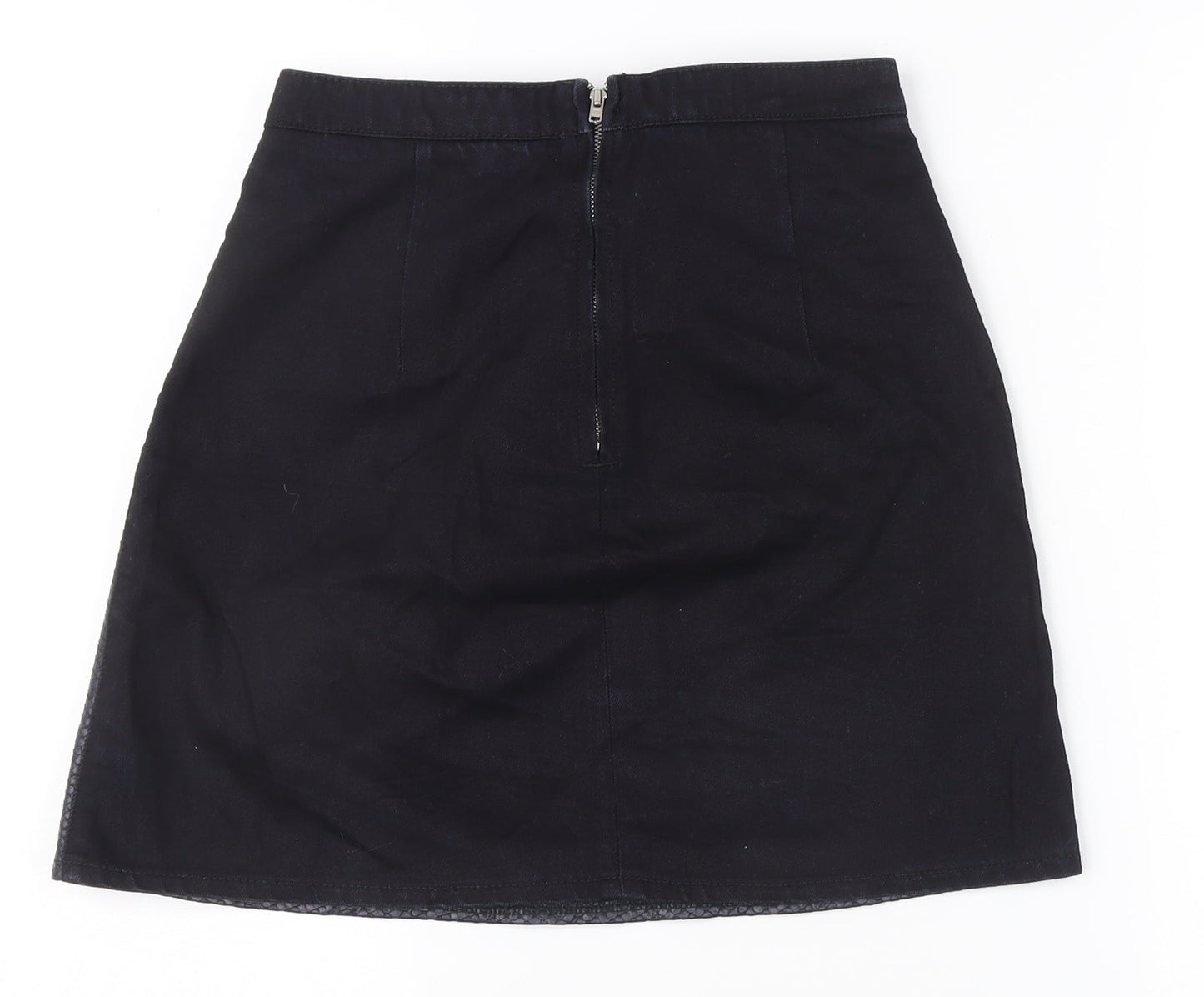 Womens UK Size 10 Topshop Straight & Pencil Denim Skirt