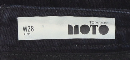 Womens UK Size 10 Topshop Straight & Pencil Denim Skirt