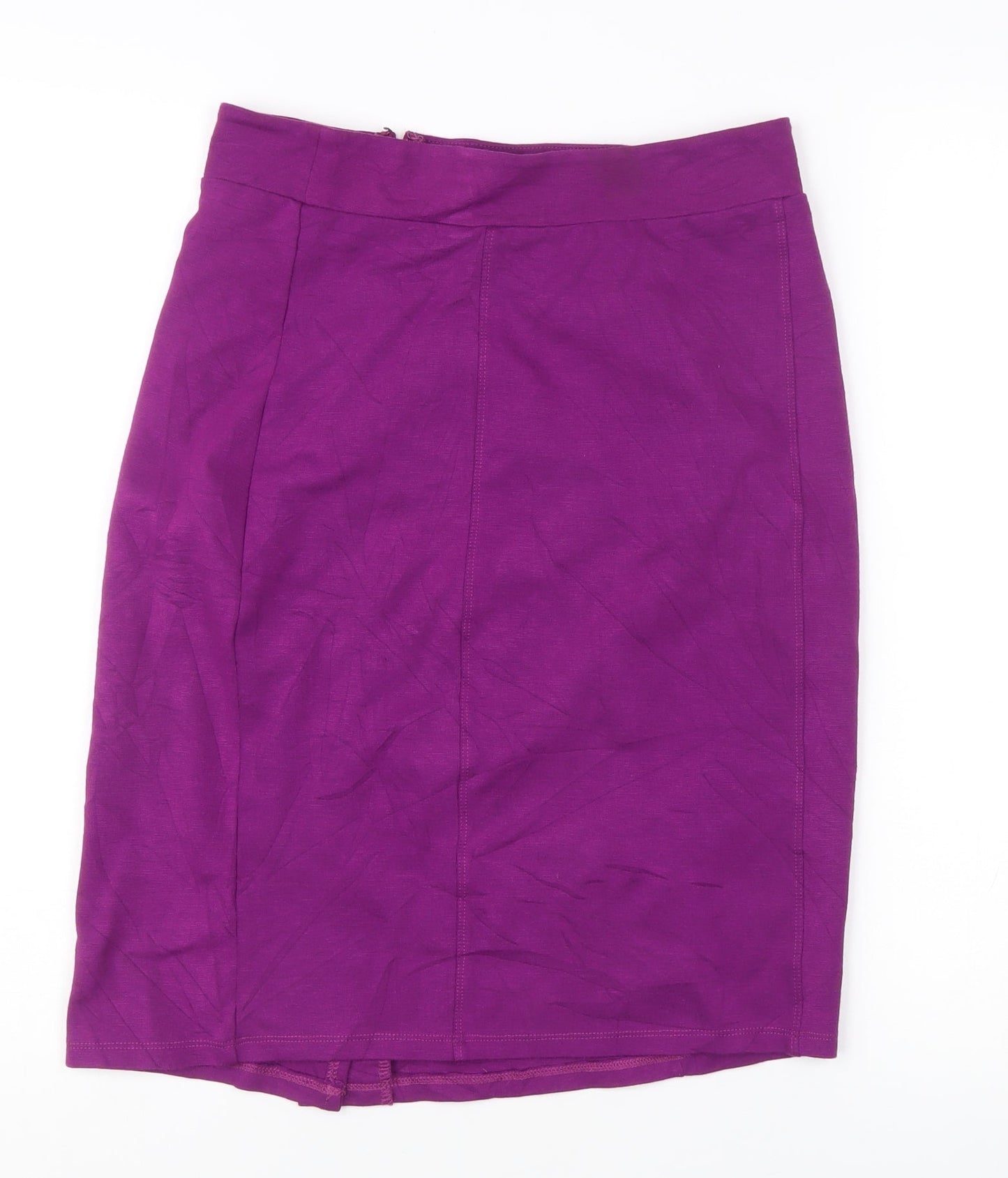 Monsoon Women’s Purple Knee Length Pencil Skirt Size 10 High Rise