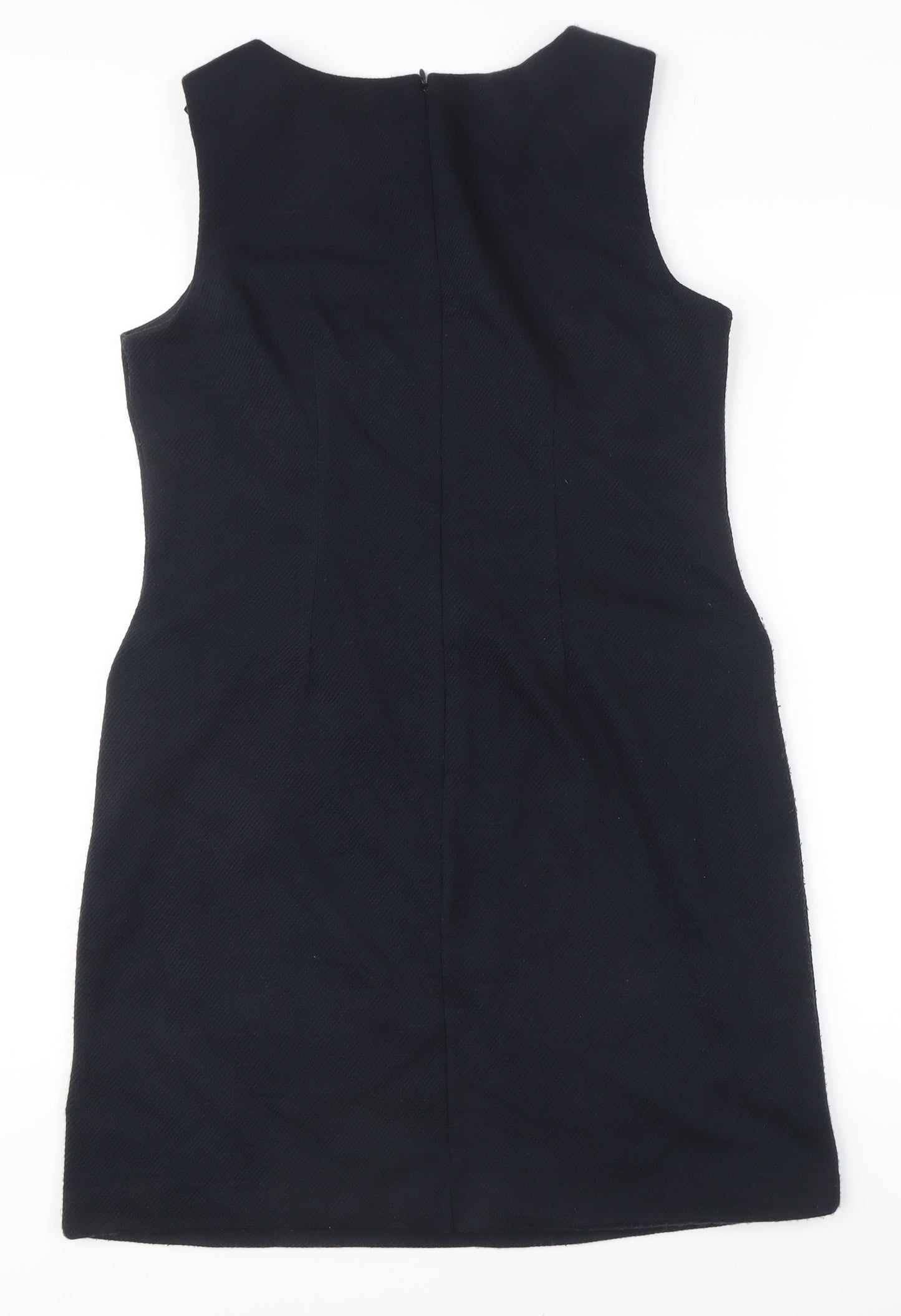 Laura Ashley Women’s Black UK 12 Sheath Dress Knee Length Woven