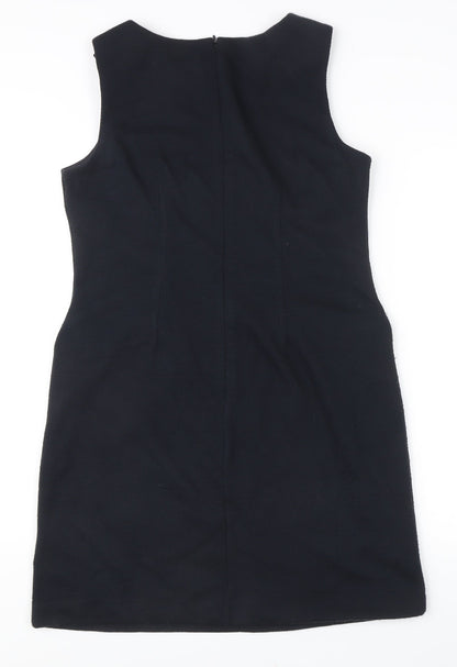 Laura Ashley Women’s Black UK 12 Sheath Dress Knee Length Woven