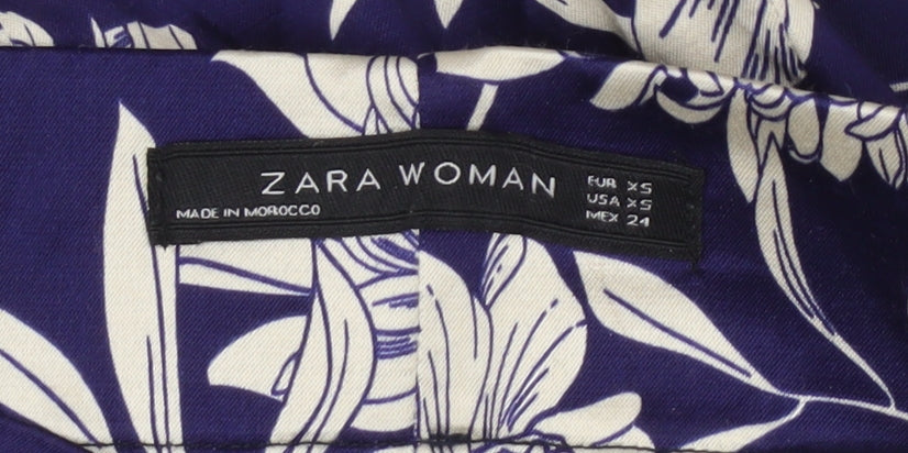 Womens UK Size XS Zara Woman Straight & Pencil Satin Skirt
