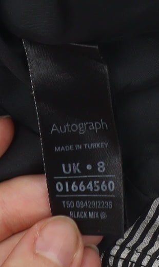 Marks and Spencer Autograph Women’s Multicoloured Stripe Sheath Dress Size 8