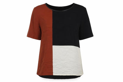Womens UK Size M Oasis Multicoloured Basic T-Shirt
