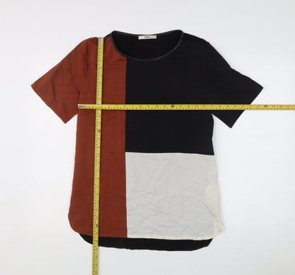 Womens UK Size M Oasis Multicoloured Basic T-Shirt