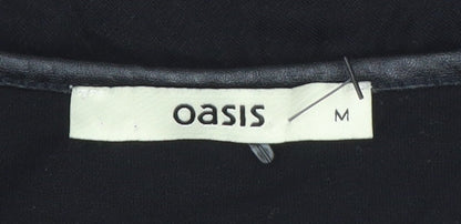 Womens UK Size M Oasis Multicoloured Basic T-Shirt