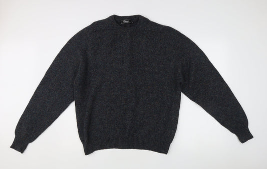 Debenhams Mens Blue Wool Crew Neck Pullover Jumper Size L