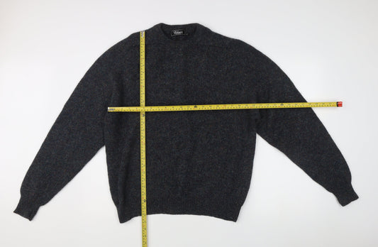 Debenhams Mens Blue Wool Crew Neck Pullover Jumper Size L