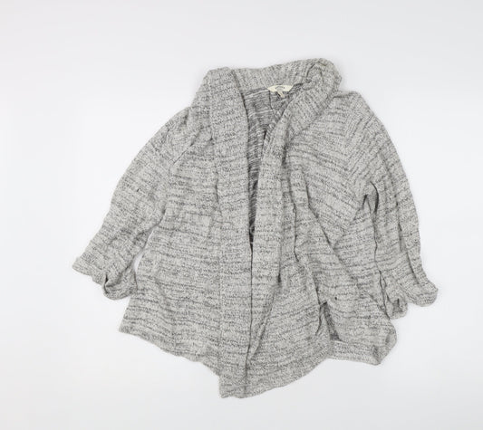 Womens UK Size 12 Fat Face Grey Cardigan Jumper