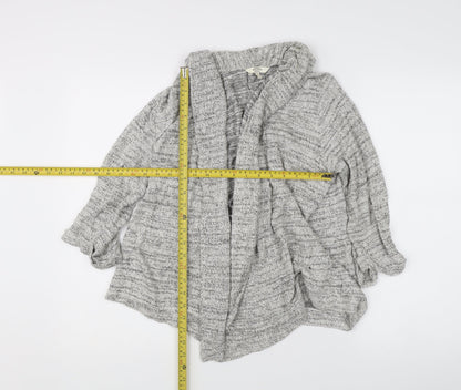 Womens UK Size 12 Fat Face Grey Cardigan Jumper