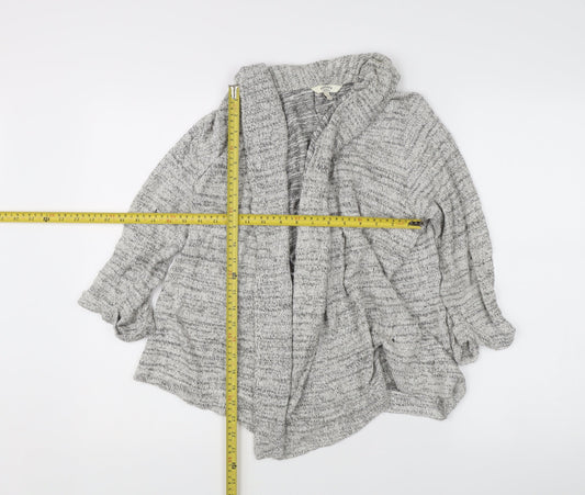 Womens UK Size 12 Fat Face Grey Cardigan Jumper