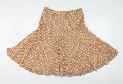 GAP Women’s Multicoloured Geometric A-Line Knee Length Skirt Size 8