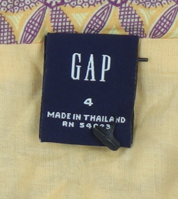 GAP Women’s Multicoloured Geometric A-Line Knee Length Skirt Size 8