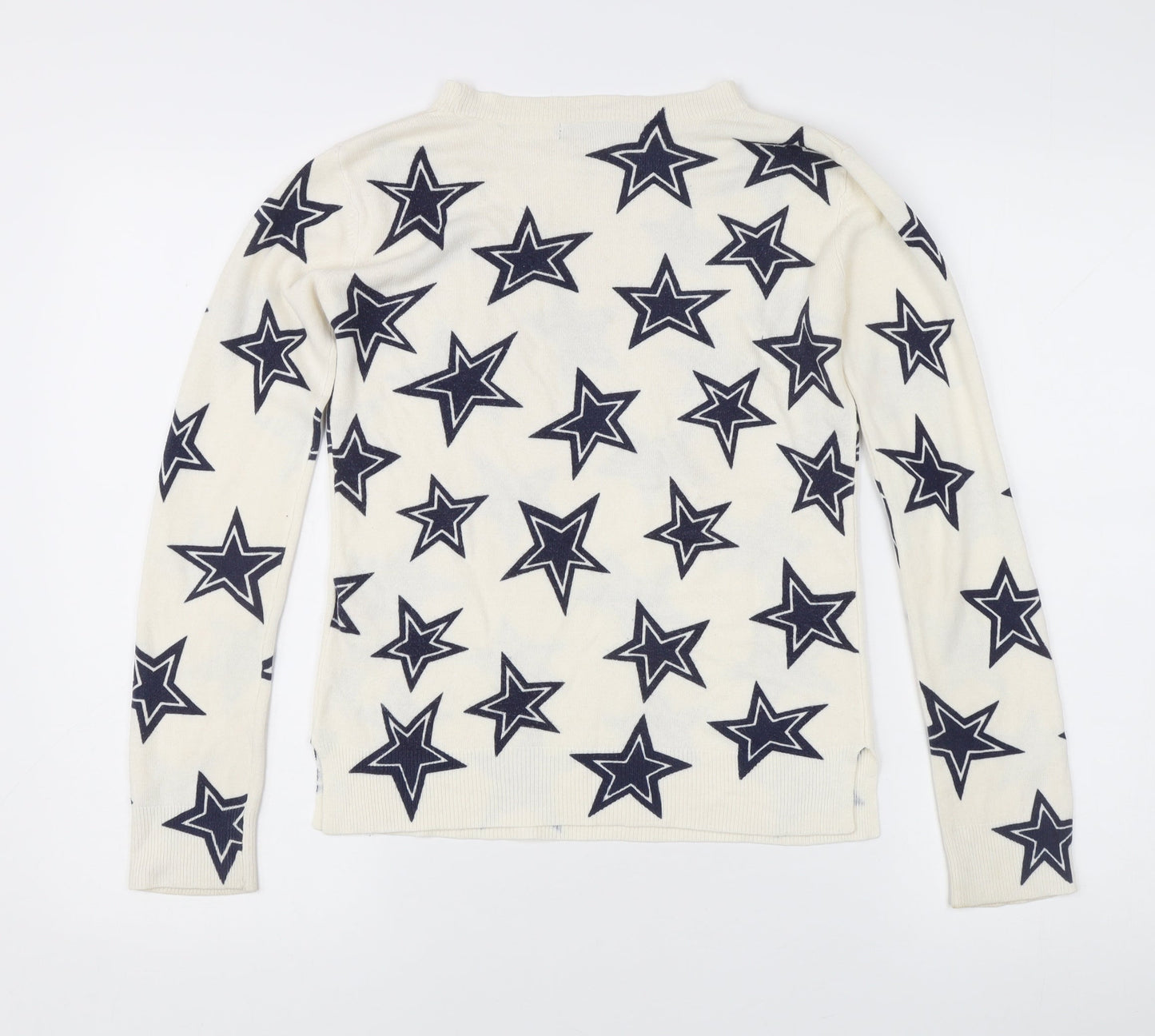 Womens UK Size 6 Marks and Spencer Ivory Pullover Jumper