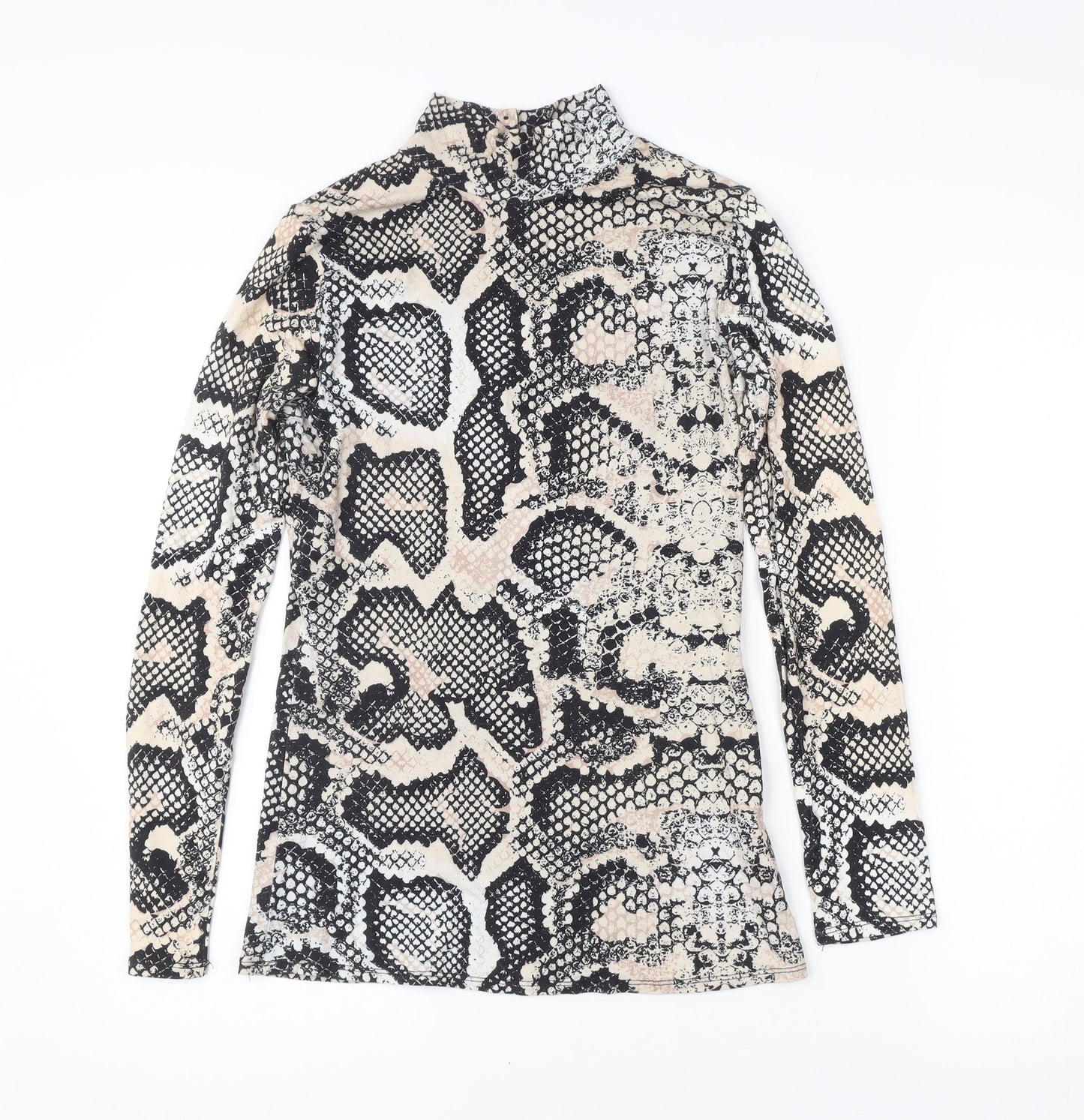Dorothy Perkins Women’s Multicoloured Snake Print Long Sleeve Top UK 10