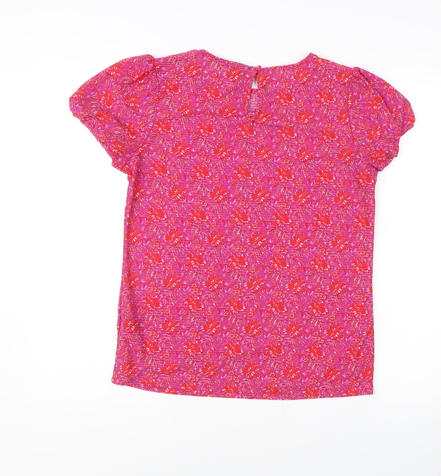Womens UK Size 8 NEXT Multicoloured Basic Blouse