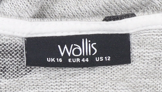 Womens UK Size 16 Wallis Grey Pullover Jumper