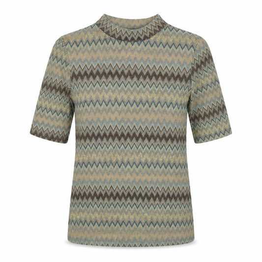 Womens UK Size 10 Dorothy Perkins Multicoloured Basic T-Shirt