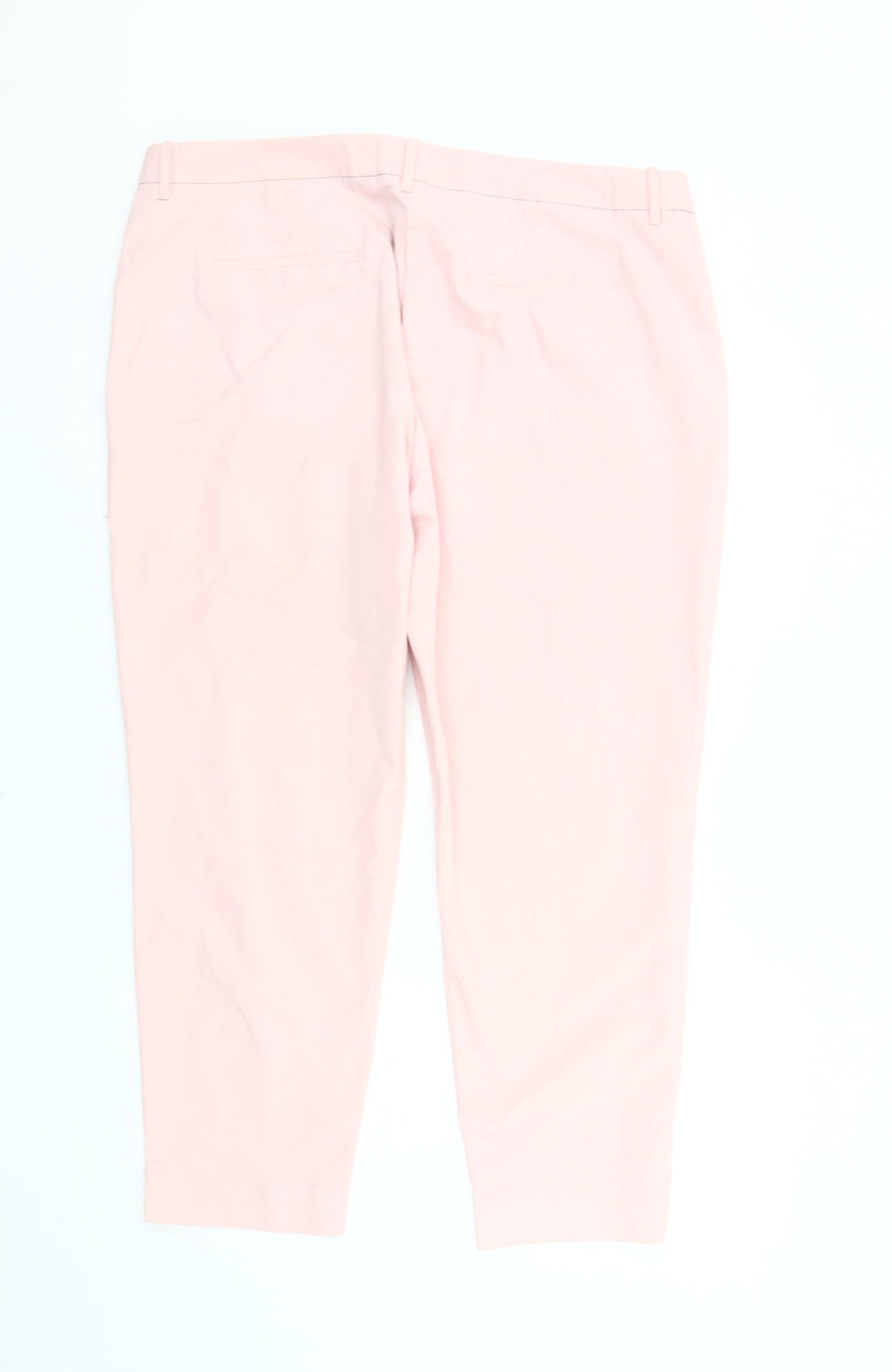 Womens UK Size 20 Marks and Spencer Regular Fit Chino Pink Trousers