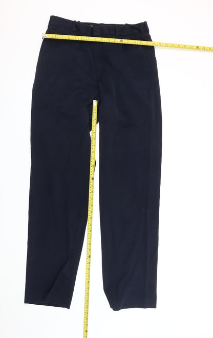 Lands' End Men's Blue 32in Waist Regular Fit Chino Trousers