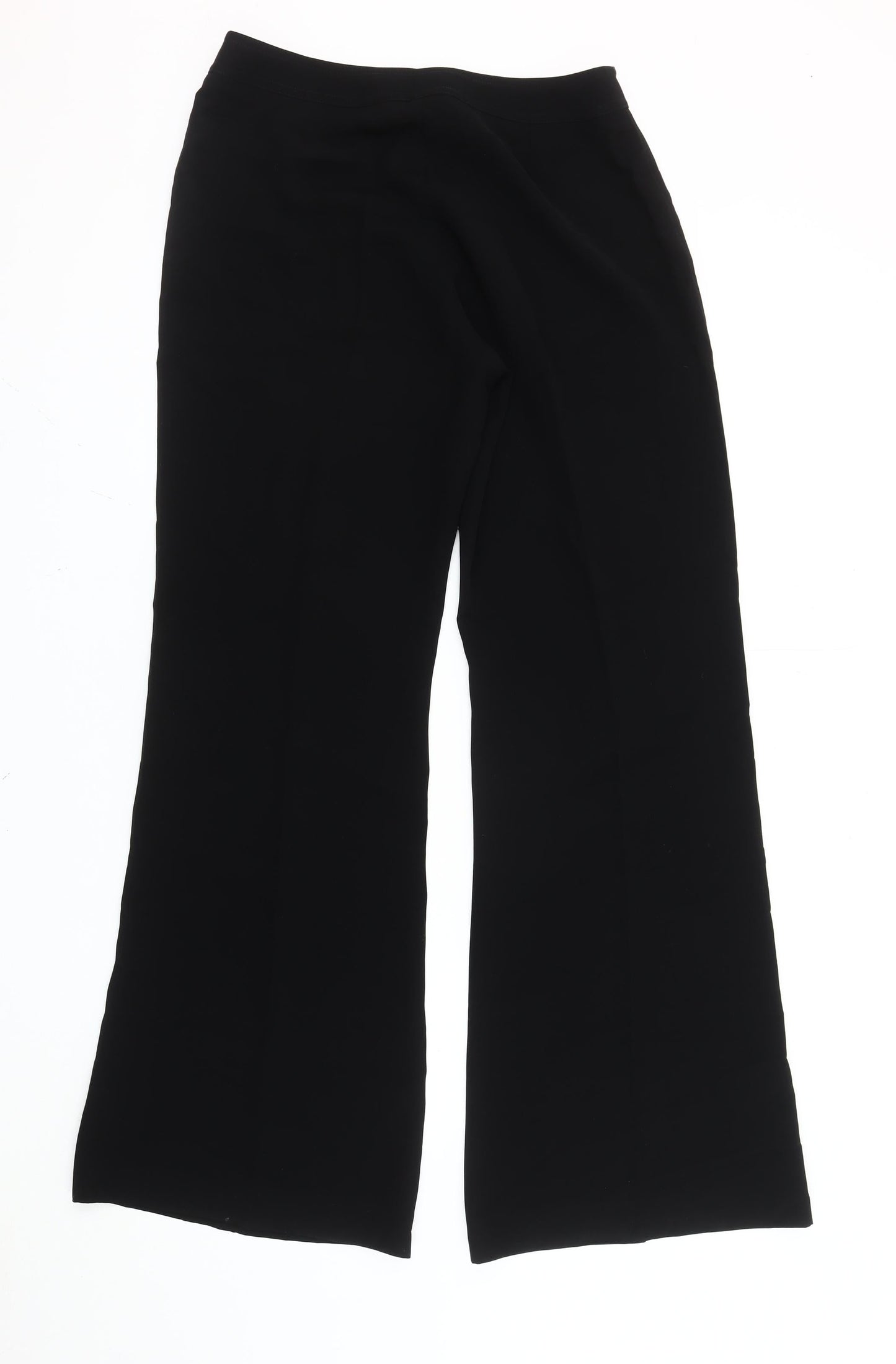 Michel Ambers Women’s Black Size 12 Wide-Leg Dress Trousers