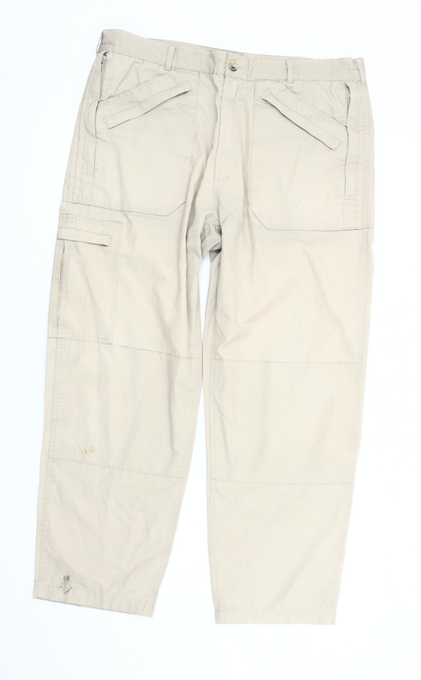 Regatta Men's Beige Cargo Trousers 36W 29L Outdoor Workwear