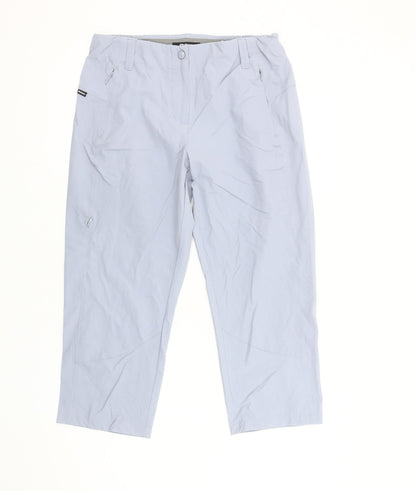 Rohan Women’s Grey Size 8 Capri Trousers Lightweight Quick Dry