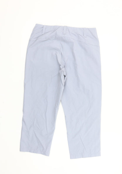 Rohan Women’s Grey Size 8 Capri Trousers Lightweight Quick Dry