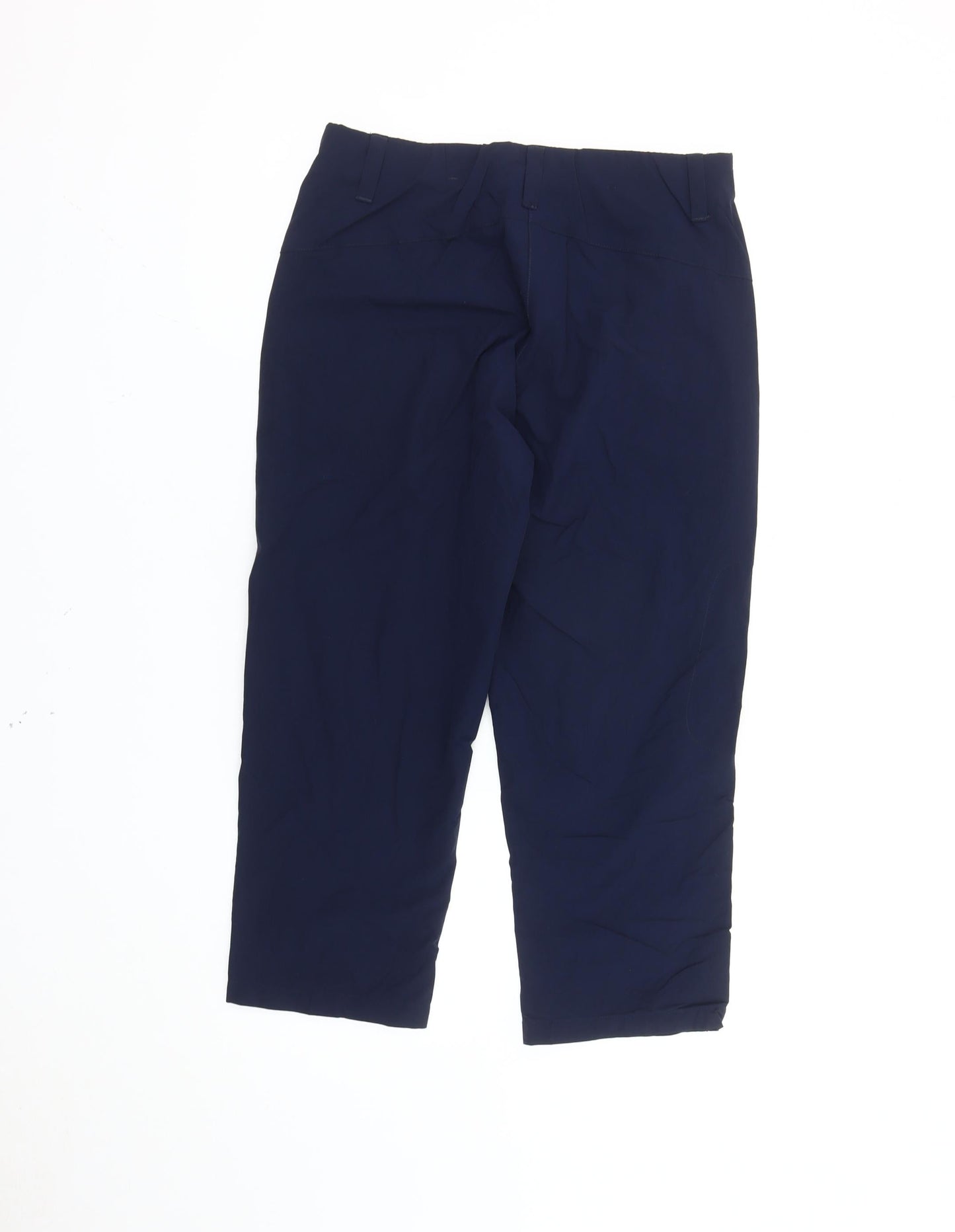 Rohan Womens Blue Size 8 Capri Travel Trousers Lightweight Stretch