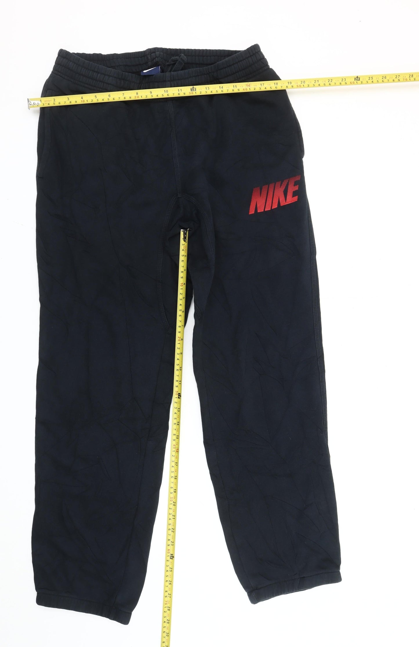 Nike Men's Black M Jogger Trousers Fleece Tapered Sportswear