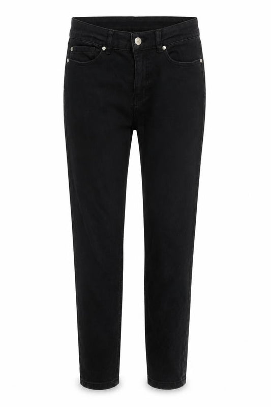 Front view of Jeff & Co Women's Black, size 8, Skinny Slim Fit Stretch Jeans