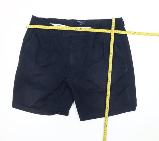Joseph Turner Men's Blue 42 Chino Shorts Cotton Casual Summer