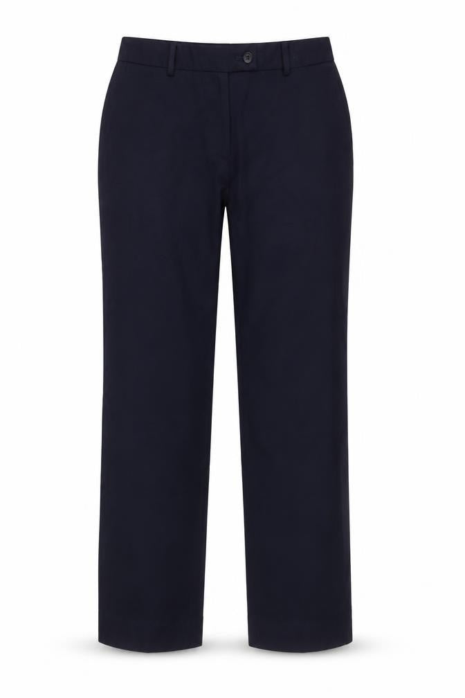 Womens UK Size 12 Brook Taverner Regular Fit Dress Pants Blue Trousers