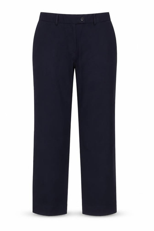 Womens UK Size 12 Brook Taverner Regular Fit Dress Pants Blue Trousers