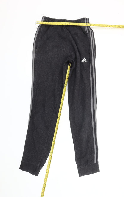 Adidas Men’s Black XS Track Pants Tapered Fleece Sportswear