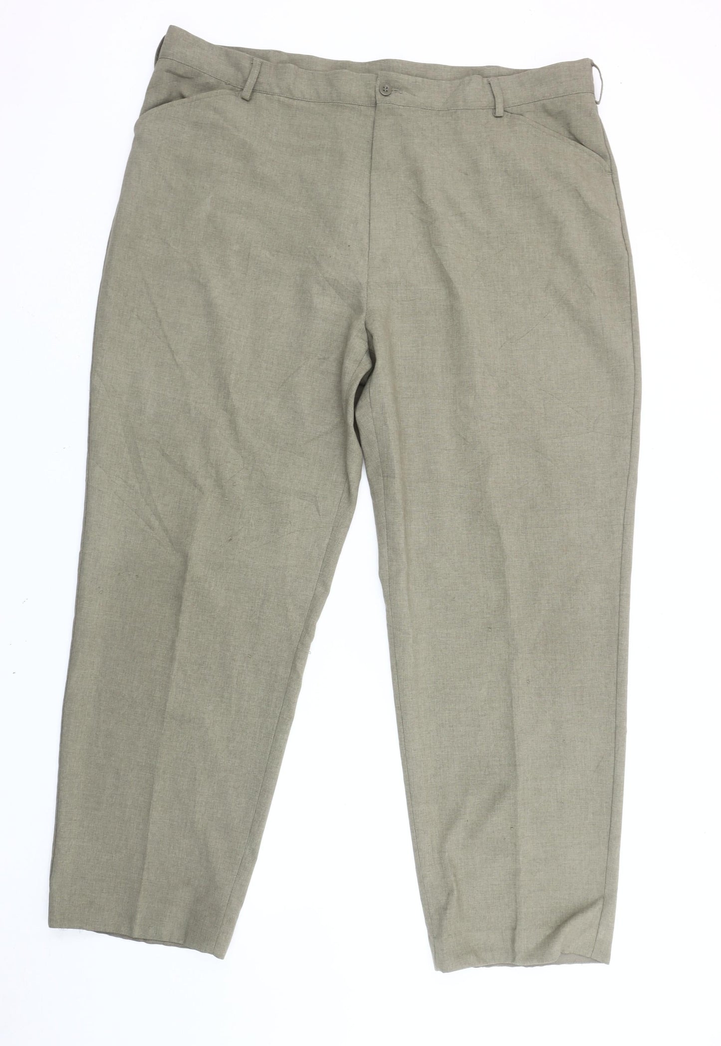 Bar Harbour Men's Beige Chino Trousers 44R Regular Fit Straight Leg