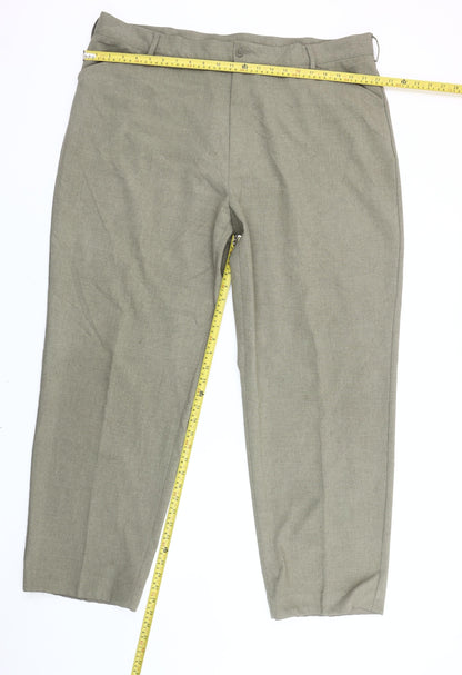 Bar Harbour Men's Beige Chino Trousers 44R Regular Fit Straight Leg