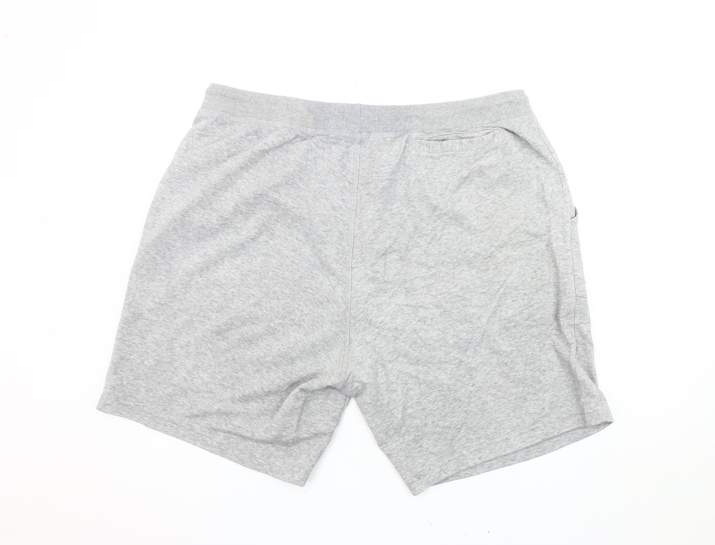 Adidas Men's Grey XL Athletic Shorts Jersey Cotton Blend