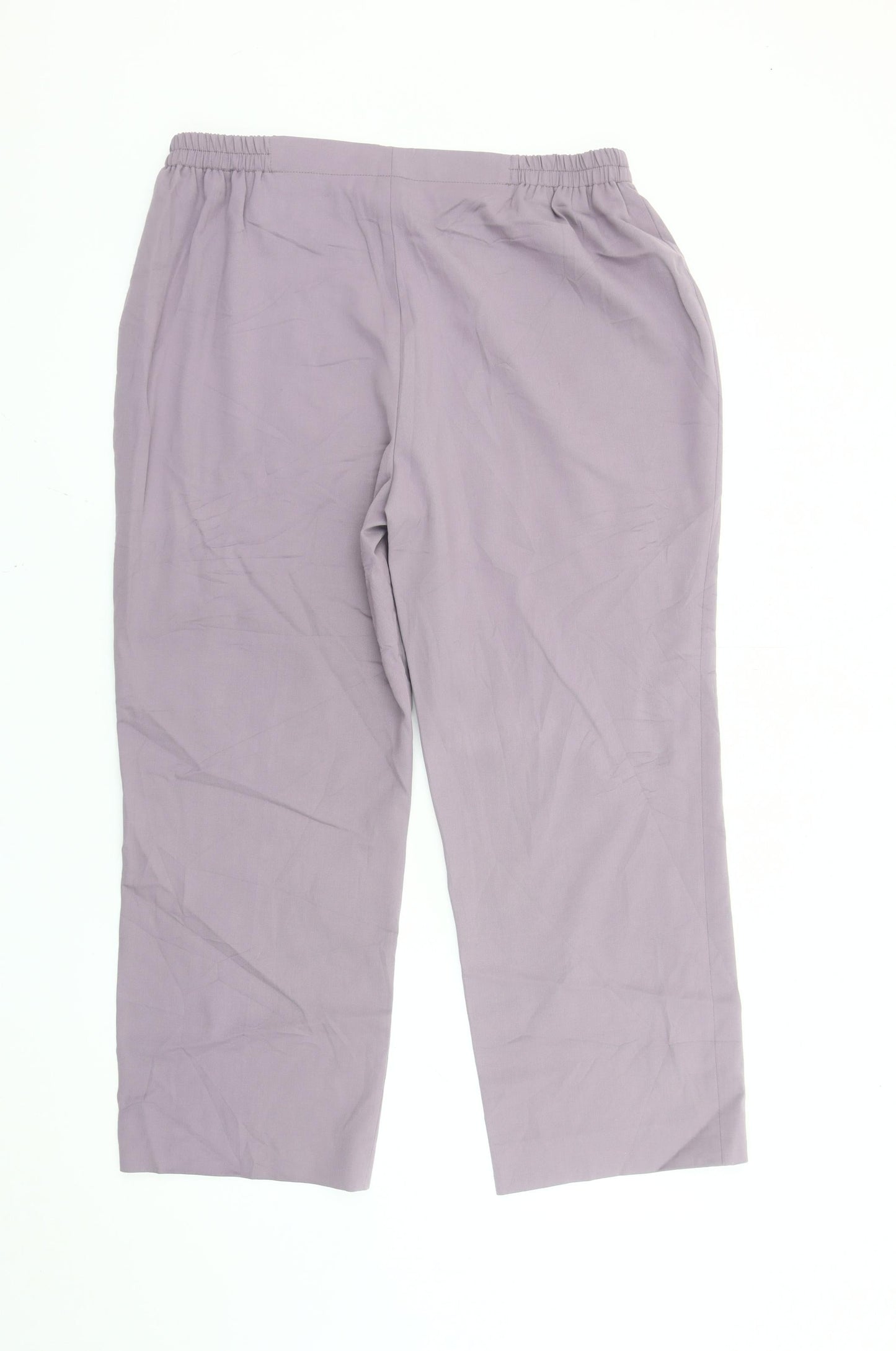 Womens UK Size 14 Artigiano Regular Fit Casual Business Purple Trousers