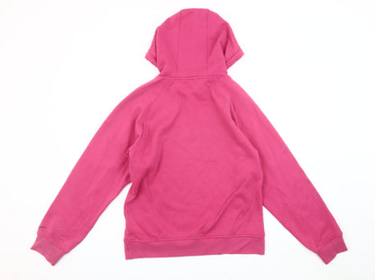Womens UK Size 10 LA Gear Pink Pullover Hoodie