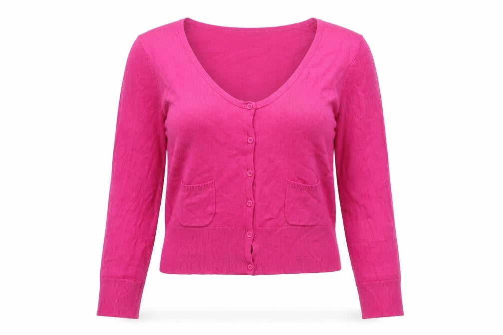 Womens UK Size XS Great Plains Pink Cardigan Jumper