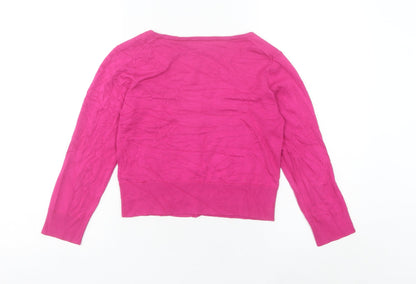 Womens UK Size XS Great Plains Pink Cardigan Jumper