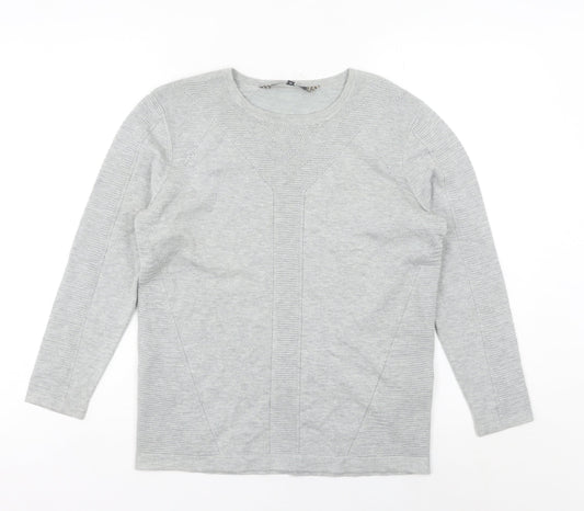 Womens UK Size 12 Principles Grey Pullover Jumper