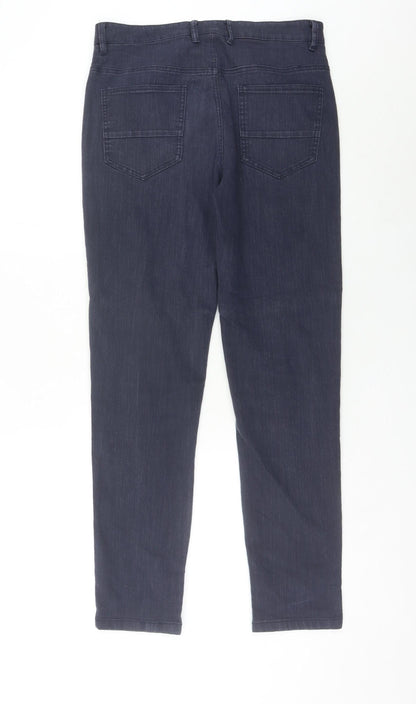 Nansa Collection Women's Blue Skinny Jeans Size 32 Slim Fit Stretch