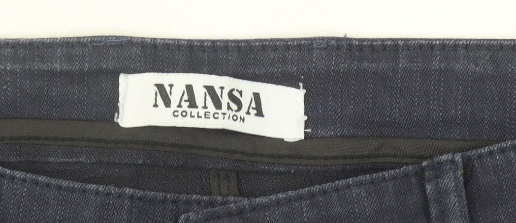 Nansa Collection Women's Blue Skinny Jeans Size 32 Slim Fit Stretch