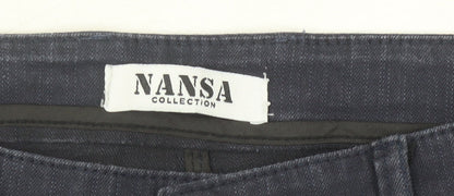 Nansa Collection Women's Blue Skinny Jeans Size 32 Slim Fit Stretch