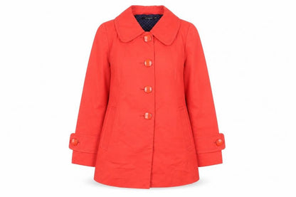 Womens UK Size 12 Atmosphere Red Trench Coat