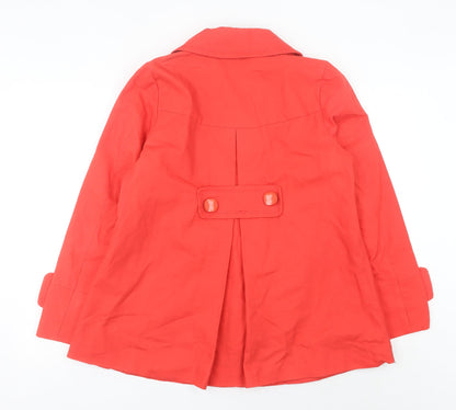 Womens UK Size 12 Atmosphere Red Trench Coat