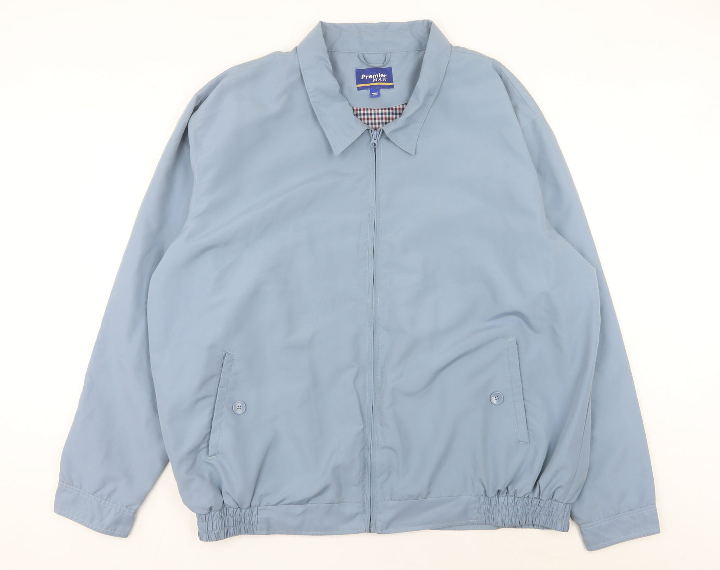 Mens UK Size L Premier Man Blue Basic Jacket