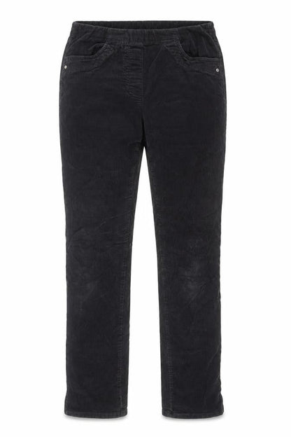 Womens UK Size S Signature Regular Fit Casual Black Trousers
